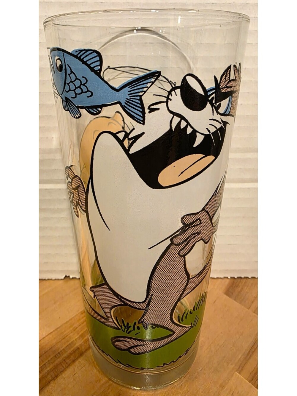 VTG 1976 Tasmanian Devil Taz Porky Pig Pepsi Glass Looney Tunes